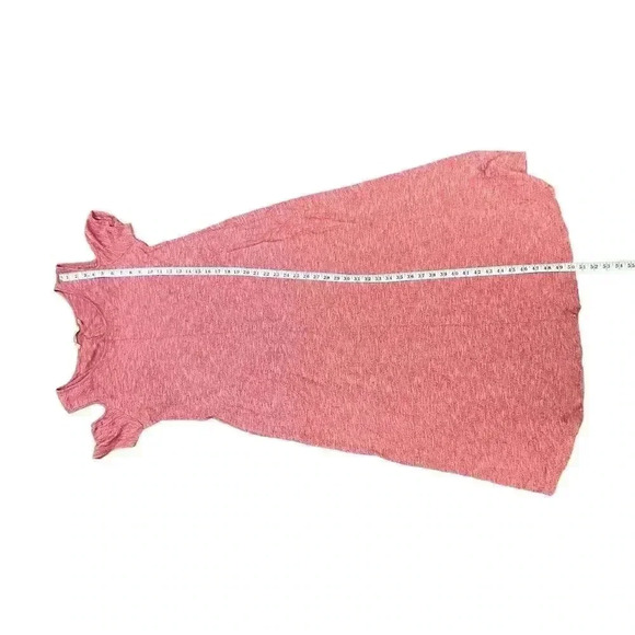 Soft Surroundings Heather Pink Maxi Cold Shoulder Dress - Picture 4 of 9